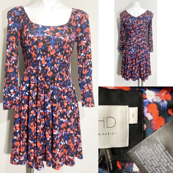Anthropologie Dresses & Skirts - HD in Paris Anthropologie XS red blue A-line Dress